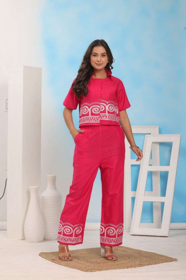 Stylish Ease ? Printex Cotton Dress with Embroidery Details (M) - Image 4